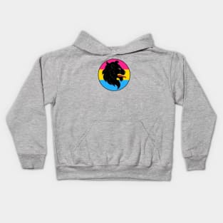 An Tir Pride - Pansexual - Populace Badge Style 1 Kids Hoodie